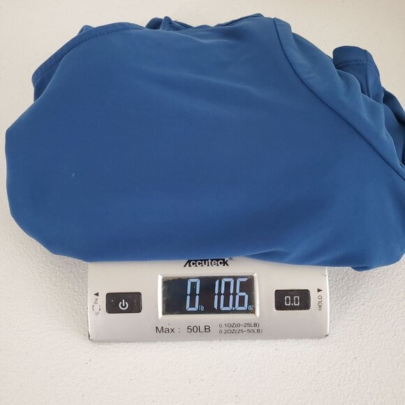 Susan Graver Womens Modern Essentials Liquid Knit A Line Tunic Top size 3XP Blue - Picture 9 of 9